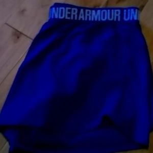 Dark blue under armour shorts